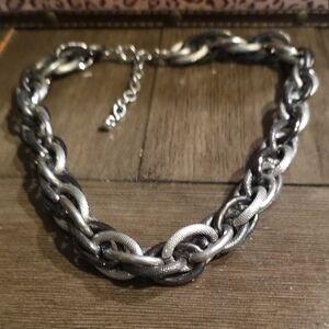 Chunky Silver Chain Necklace